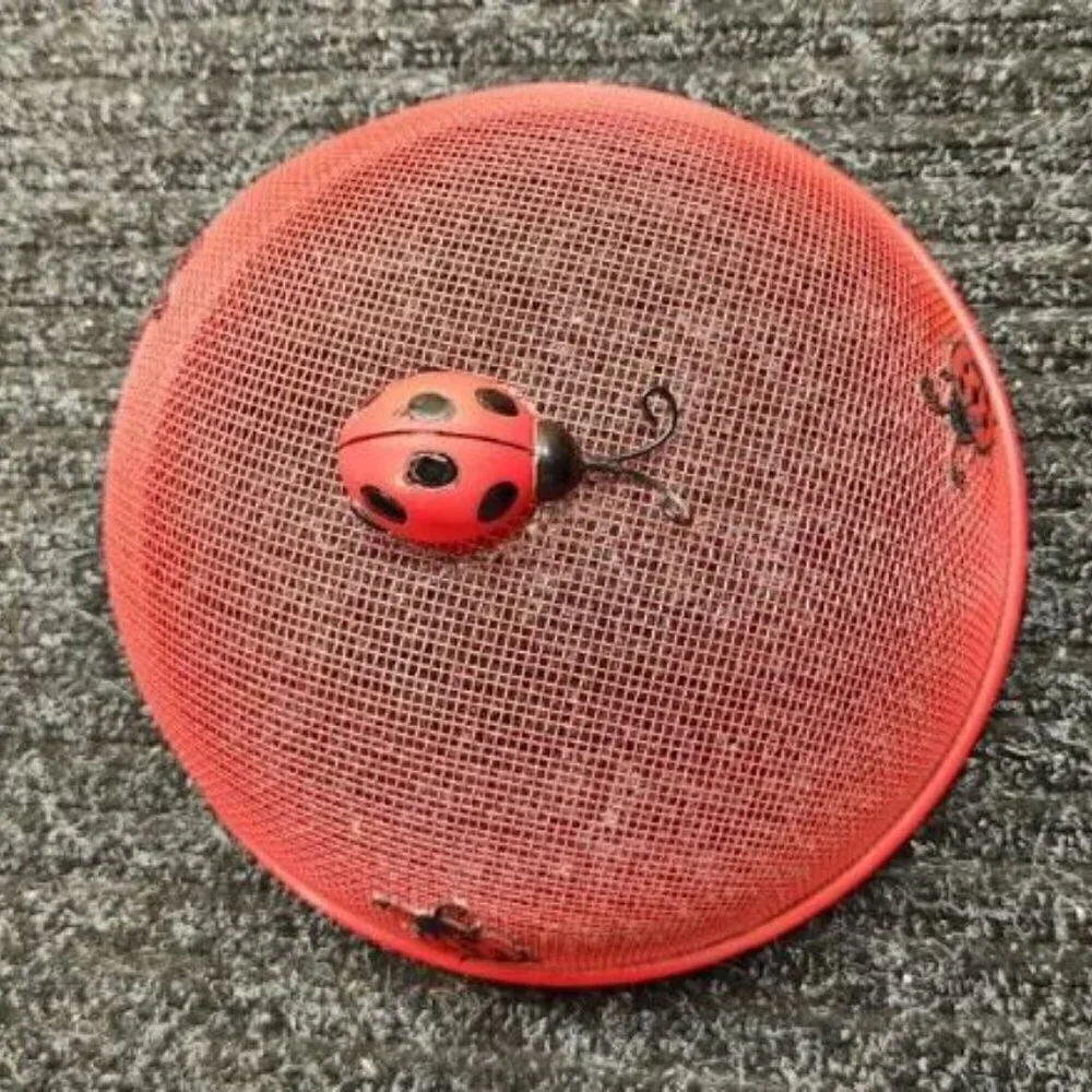 Ladybug Wire Mesh Food Covers (2)